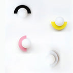 Glass Sphere Semicircle Wall Sconce