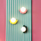 Glass Sphere Semicircle Wall Sconce