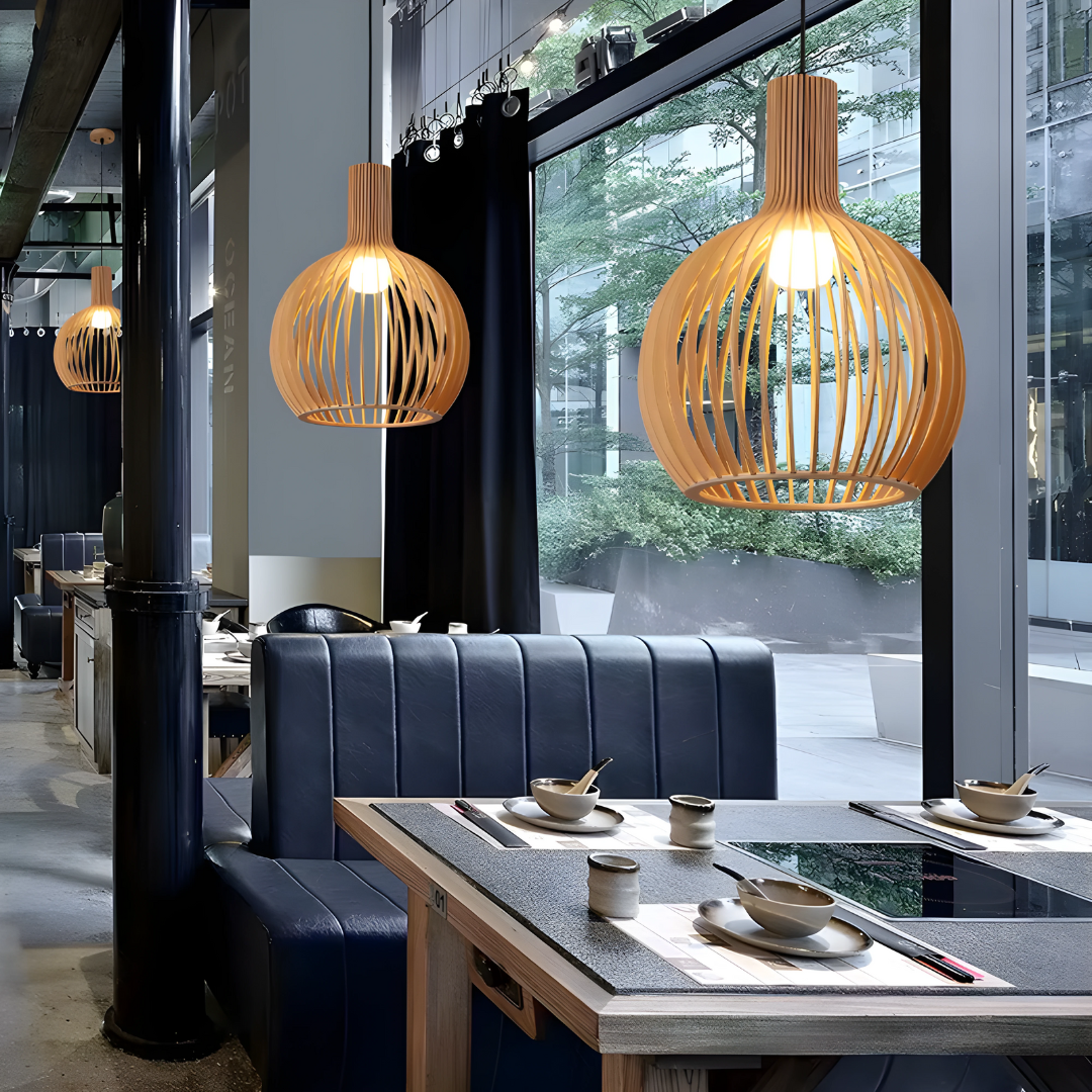 Handmade Bamboo Pendant Light with Vintage Design for Unique Home Decor 0