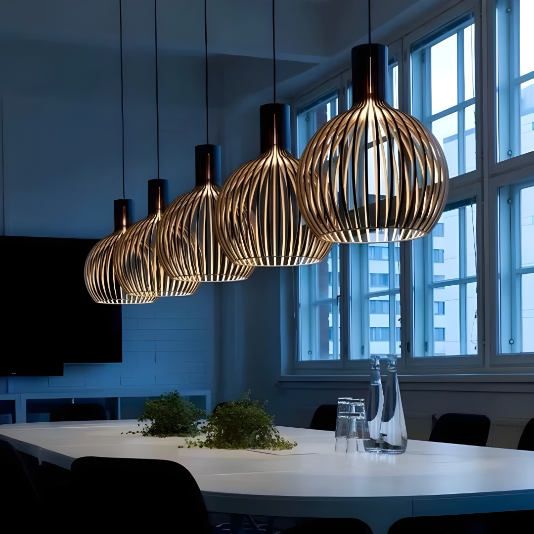 Handmade Bamboo Pendant Light with Vintage Design for Unique Home Decor 1