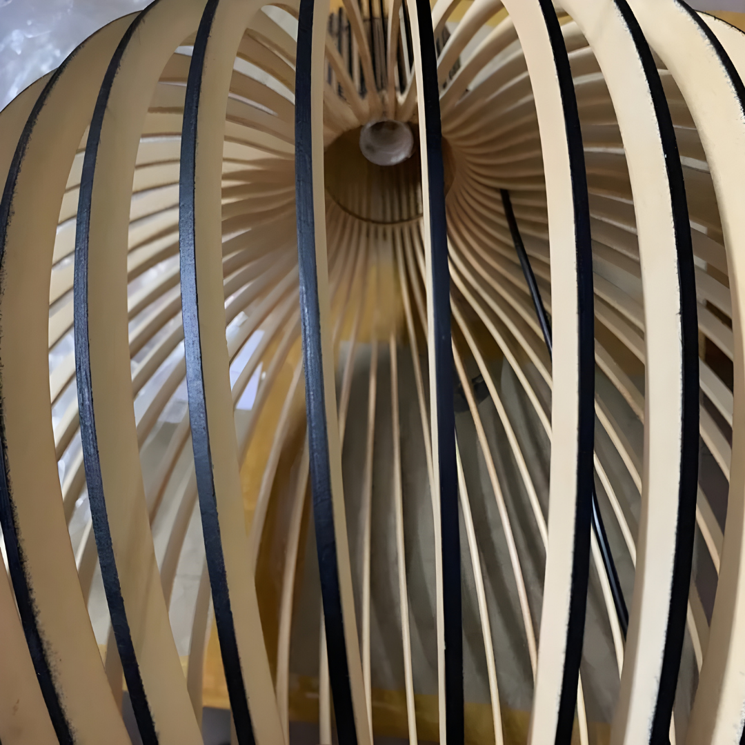 Handmade Bamboo Pendant Light with Vintage Design for Unique Home Decor 3