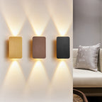 Indoor Wall Lights with Metal Rectangular Design and LED Light 2