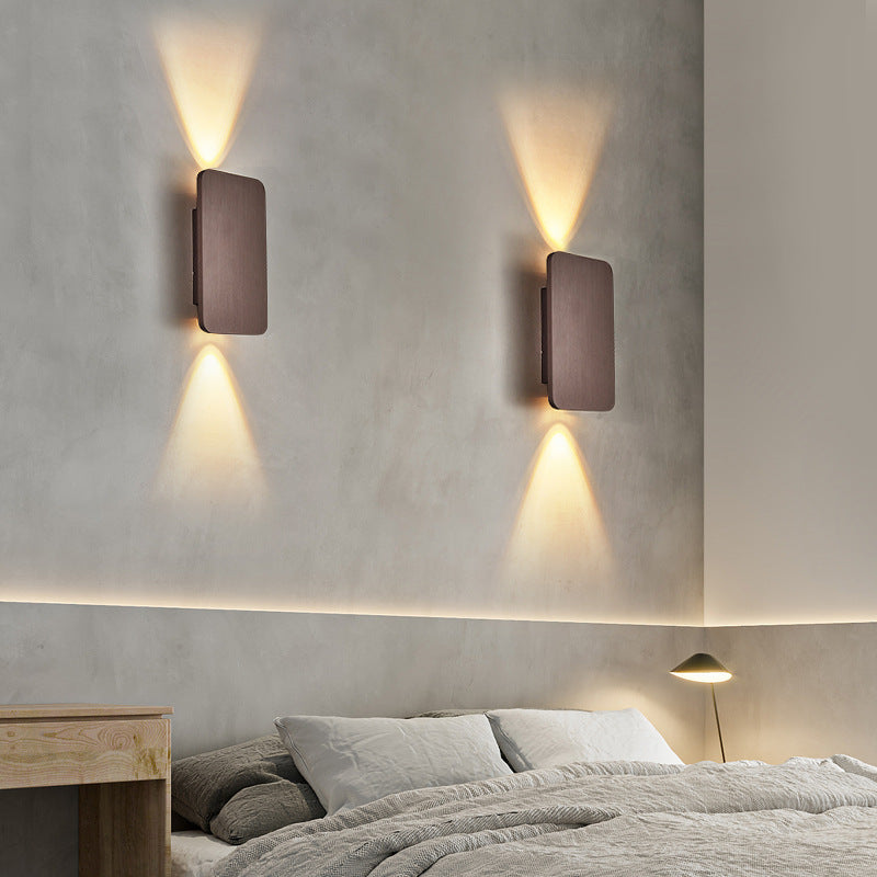 Indoor Wall Lights with Metal Rectangular Design and LED Light 8