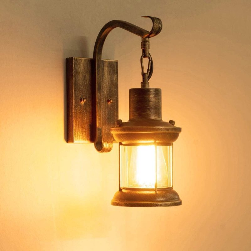 Industrial Wall Sconce Lighting with Metal Shade for Living Spaces 3