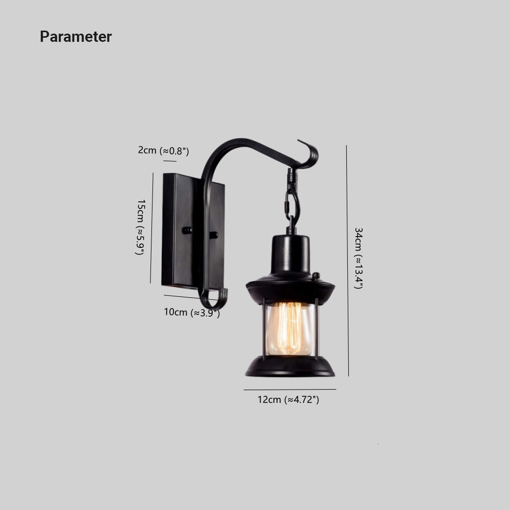 Industrial Wall Sconce Lighting with Metal Shade for Living Spaces 5