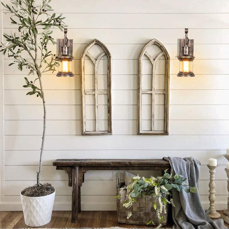 Industrial Wall Sconce Lighting with Metal Shade for Living Spaces 8