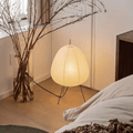 Japandi Rice Paper Table Lamp – Minimalist Tripod Design with E27 Socket 0