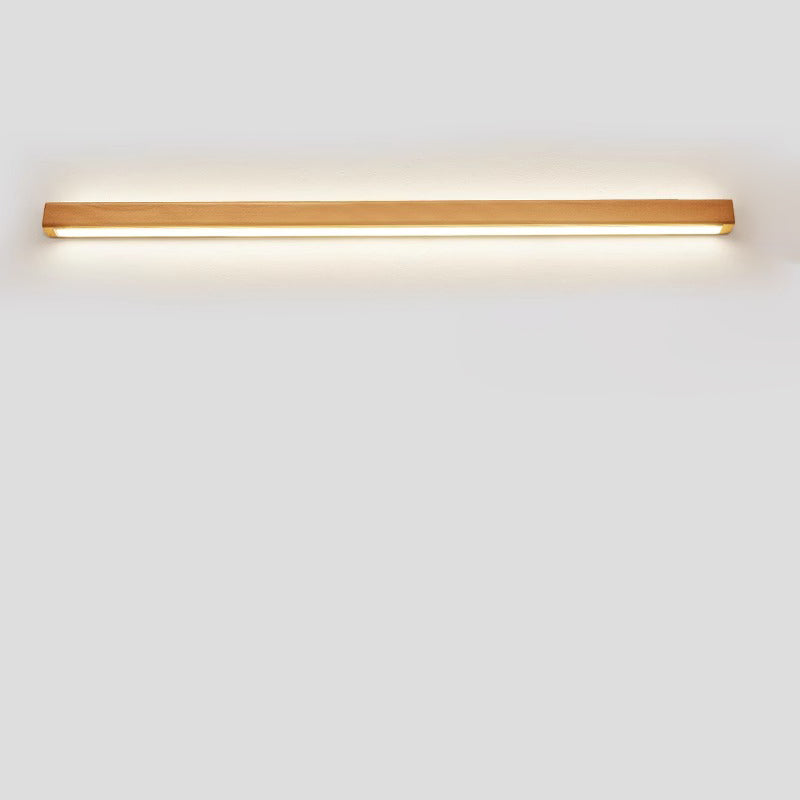 Japanese Wood Strip LED Wall Sconce