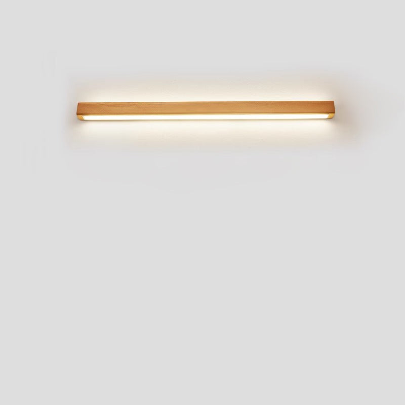 Japanese Wood Strip LED Wall Sconce