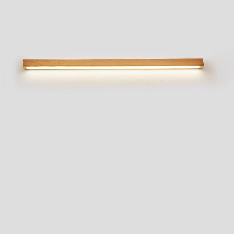 Japanese Wood Strip LED Wall Sconce
