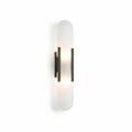 LED Wall Lamp with Black and Gold Finish for Dining Room Ambience 0