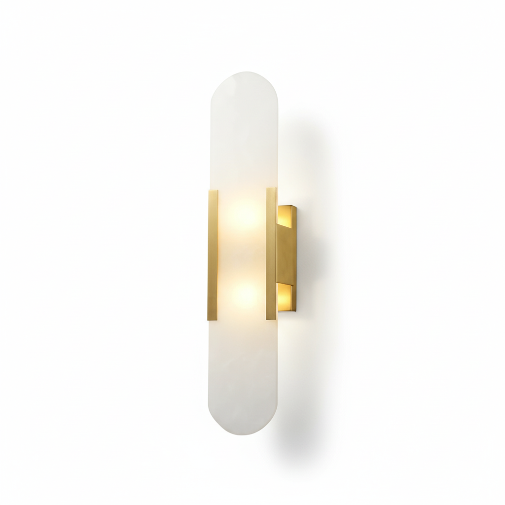 LED Wall Lamp with Black and Gold Finish for Dining Room Ambience 1