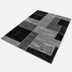 Large Geometric Outdoor Rug with Durable Polyester for Patios