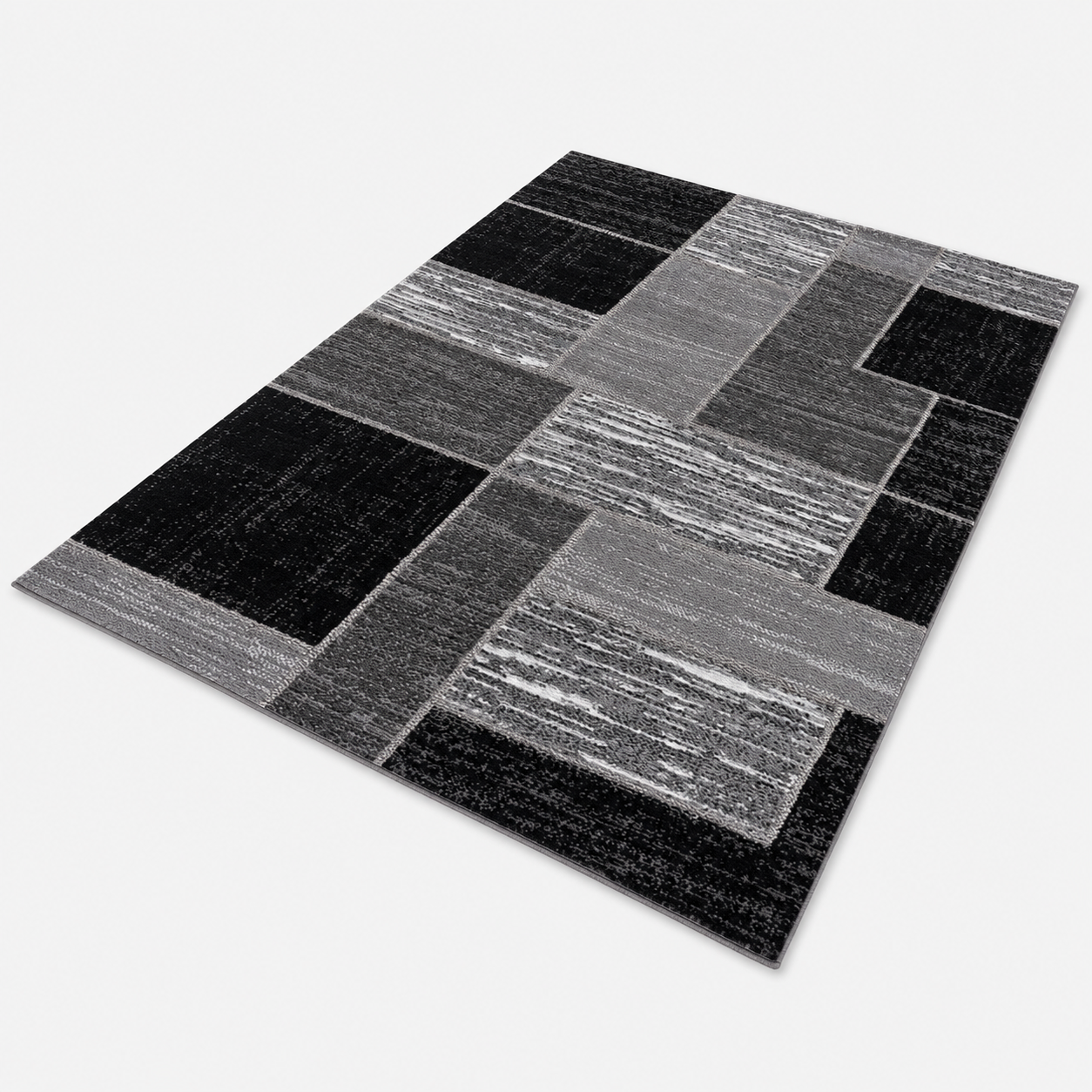 Large Geometric Outdoor Rug with Durable Polyester for Patios