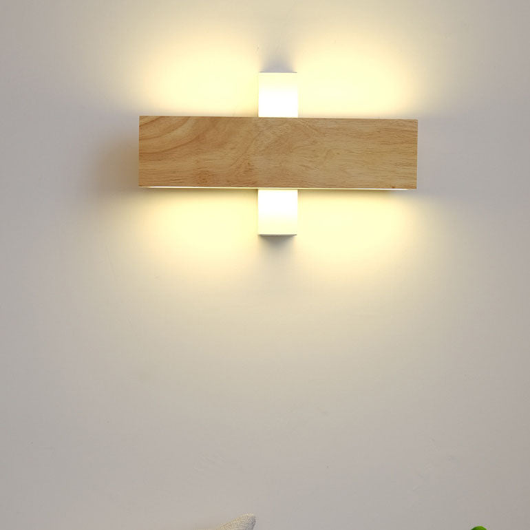 Log Rotatable LED Wall Sconce