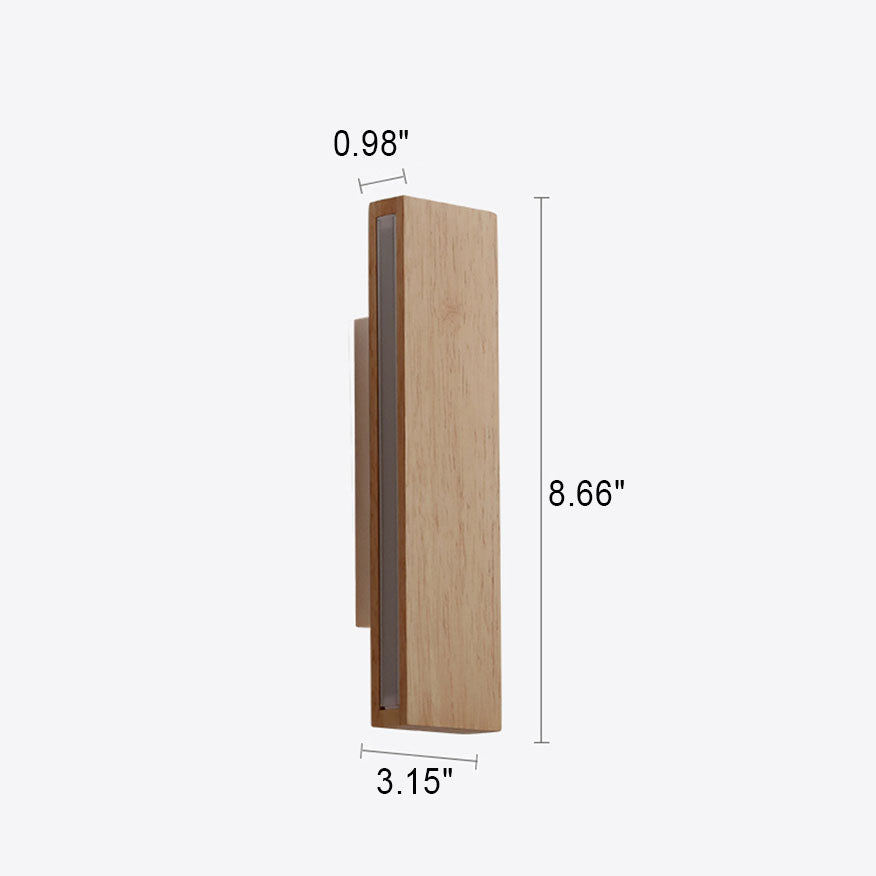 Log Rotatable LED Wall Sconce