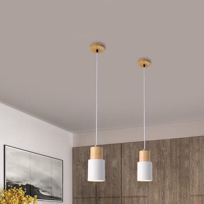Macaron Cylinder LED Pendant Light