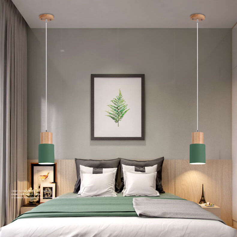 Macaron Cylinder LED Pendant Light