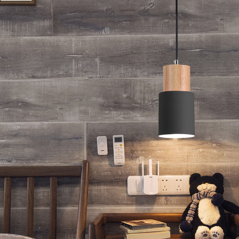 Macaron Cylinder LED Pendant Light