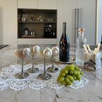 Marina Glassware with Natural Shell Stem – Elegant Drinking Glasses for Cocktails and Champagne 4