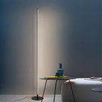 Modern Black Floor Lamp with Dimmable LED Light for Living Room 8