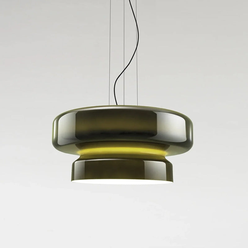 Modern Bohemian Kitchen Pendant Lighting with Clear Glass Shade and Adjustable Height 0