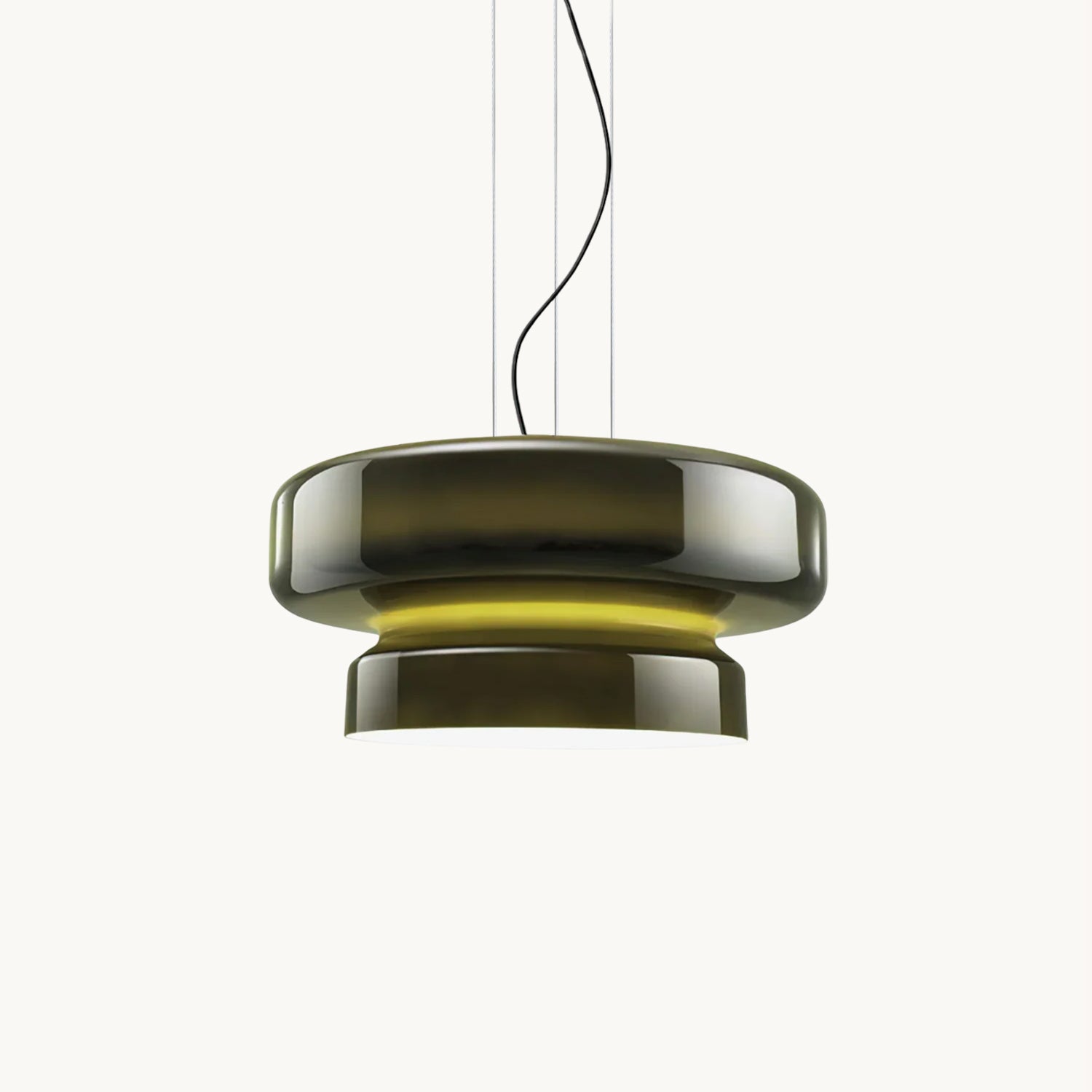 Modern Bohemian Kitchen Pendant Lighting with Clear Glass Shade and Adjustable Height 1