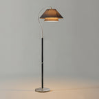 Modern Floor Lamp with Metal and Fabric Adjustable Shade for Living Room 11