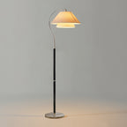 Modern Floor Lamp with Metal and Fabric Adjustable Shade for Living Room 9