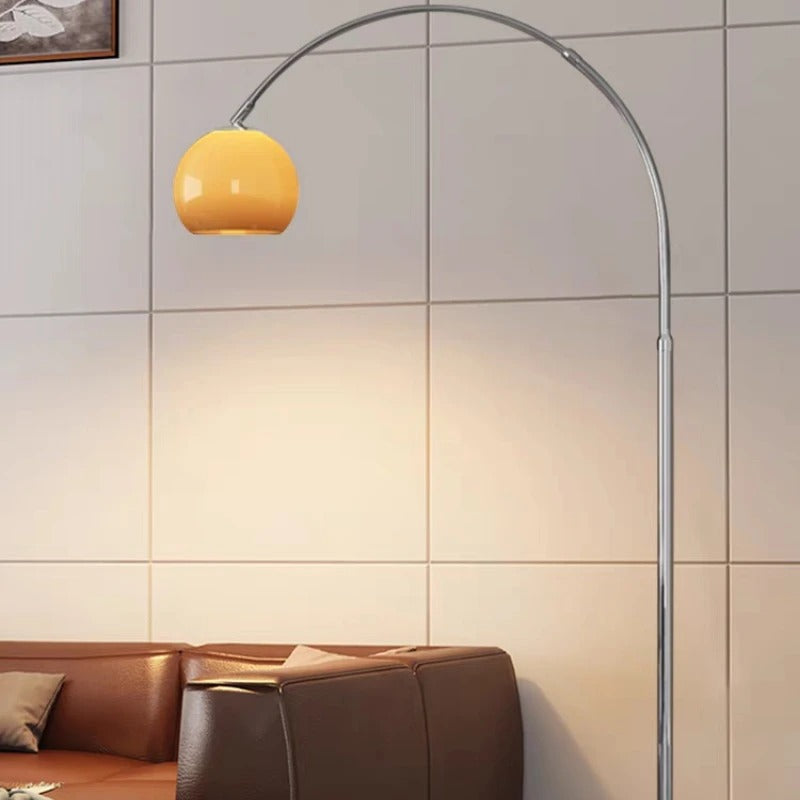 Modern Floor Lamp with Metal and Glass Design for Living Room 0