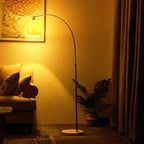 Modern Floor Lamp with Metal and Glass Design for Living Room 2