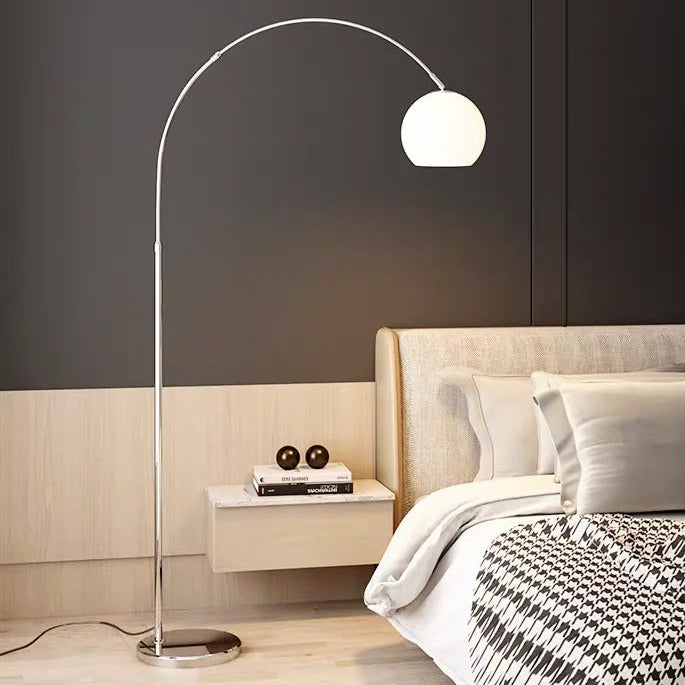 Modern Floor Lamp with Metal and Glass Design for Living Room 5
