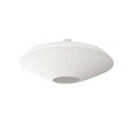 Modern Flush Mount Ceiling Light Fixture with Adjustable Brightness in White and Silver 0