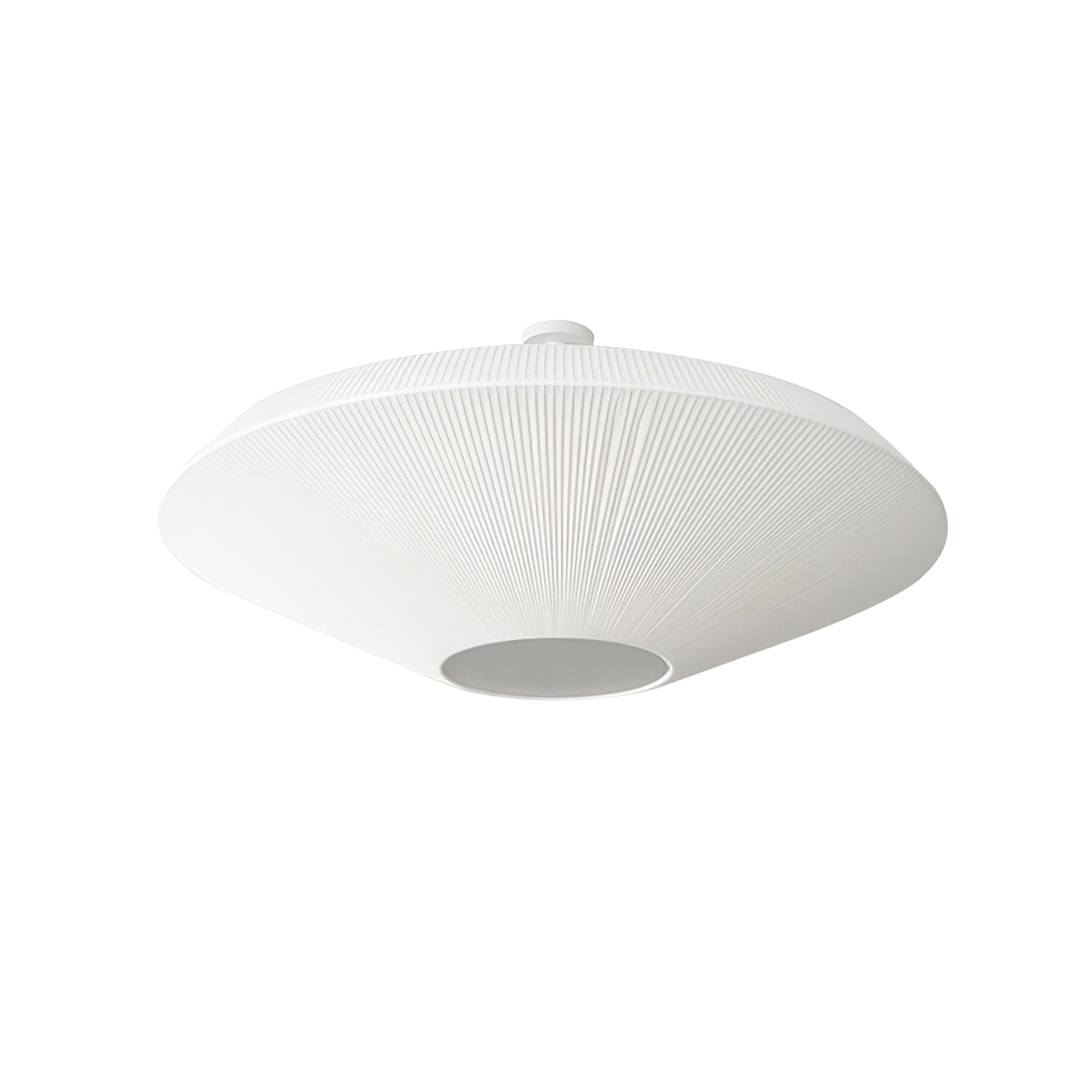 Modern Flush Mount Ceiling Light Fixture with Adjustable Brightness in White and Silver 0
