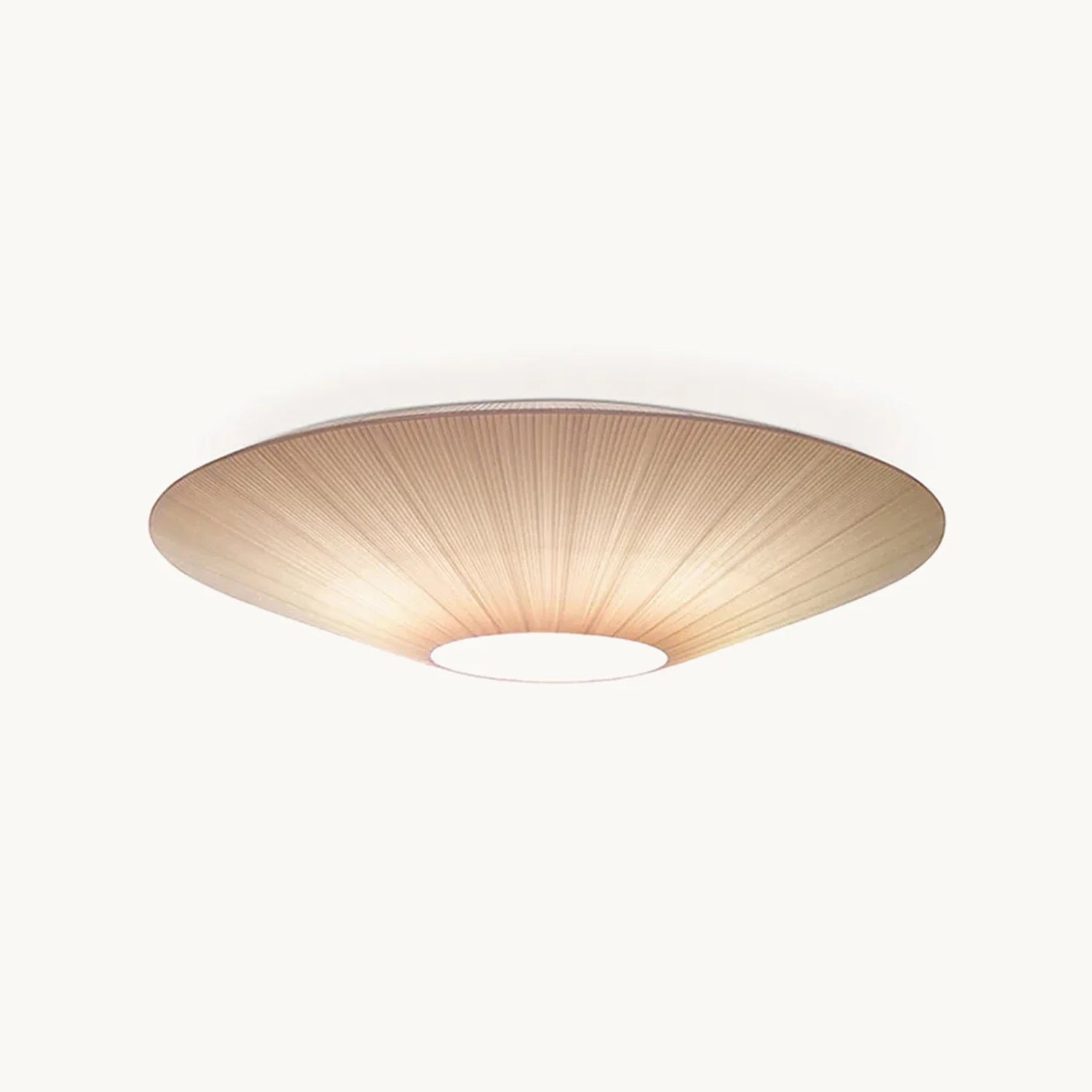 Modern Flush Mount Ceiling Light Fixture with Adjustable Brightness in White and Silver 1