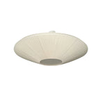Modern Flush Mount Ceiling Light Fixture with Adjustable Brightness in White and Silver 9
