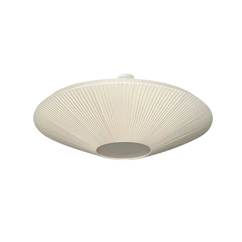 Modern Flush Mount Ceiling Light Fixture with Adjustable Brightness in White and Silver 9