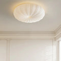 Modern Flush Mount Ceiling Light Fixture with Pleated Acrylic Design 0