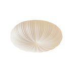 Modern Flush Mount Ceiling Light Fixture with Pleated Acrylic Design 1