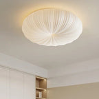 Modern Flush Mount Ceiling Light Fixture with Pleated Acrylic Design 3