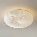 Modern Flush Mount Ceiling Light Fixture with Pleated Acrylic Design 4