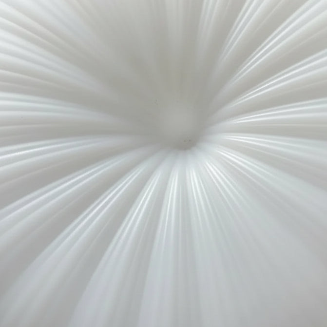 Modern Flush Mount Ceiling Light Fixture with Pleated Acrylic Design 6