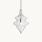 Modern Glass Pendant Light Fixture with Adjustable Height for Kitchen and Dining 1