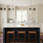 Modern Glass Pendant Light Fixture with Adjustable Height for Kitchen and Dining 6
