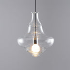 Modern Glass Pendant Light Fixture with Adjustable Height for Kitchen and Dining 9