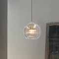 Modern Glass Pendant Light in Clear and Amber Shades for Kitchen and Dining 0