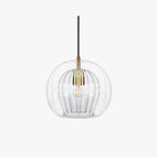Modern Glass Pendant Light in Clear and Amber Shades for Kitchen and Dining 1