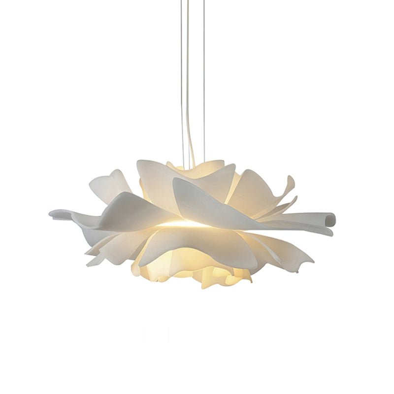 Modern Glass Pendant Light in Soft Ivory with Warm Accents for Kitchen Lighting 10