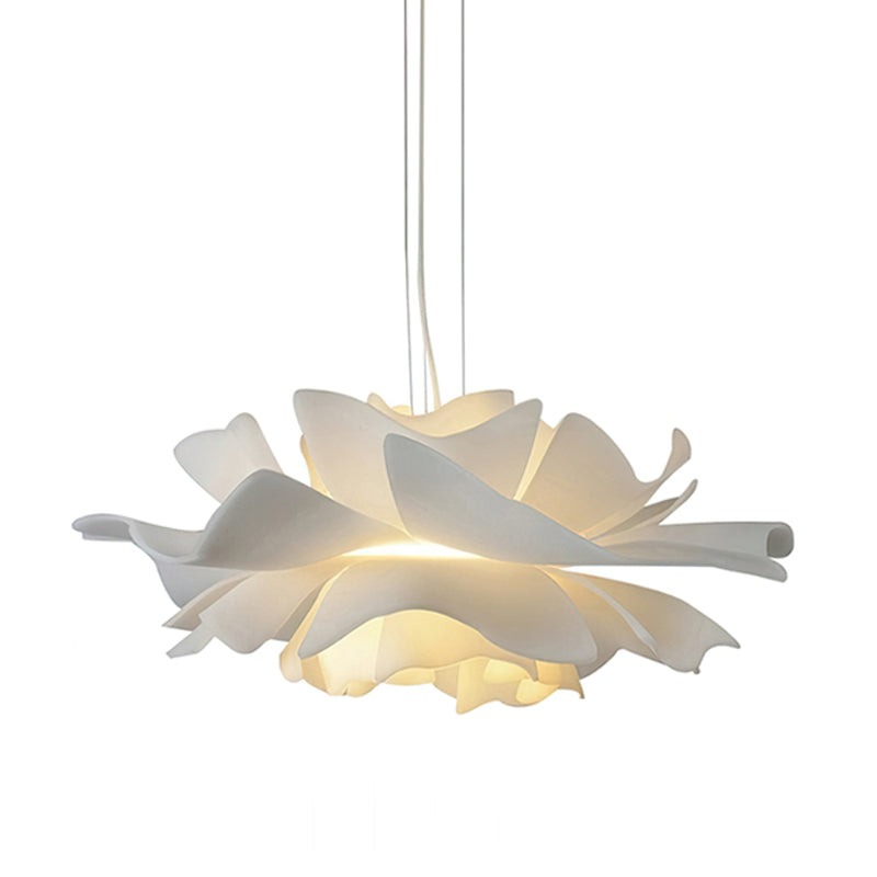 Modern Glass Pendant Light in Soft Ivory with Warm Accents for Kitchen Lighting 9