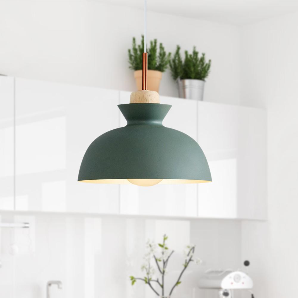 Modern Glass Pendant Light with Adjustable Cable for Kitchen Lighting 0